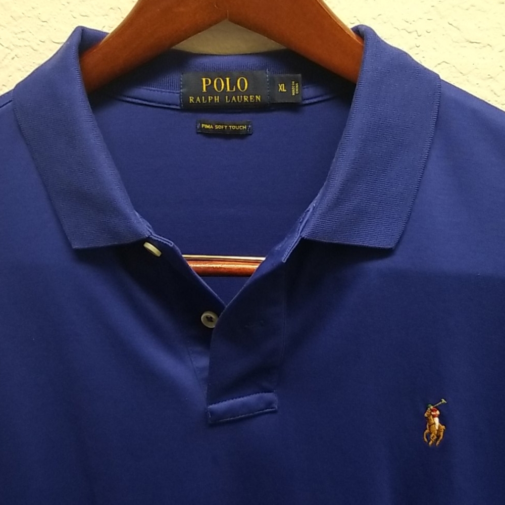 Men's Royal Blue Polo XL